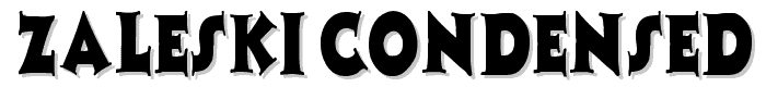 Zaleski Condensed font